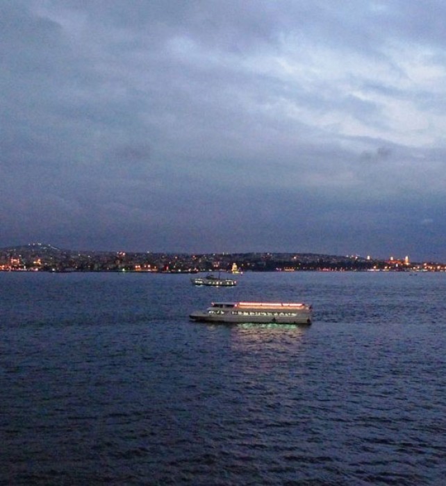 Sunset at the Bosporus.