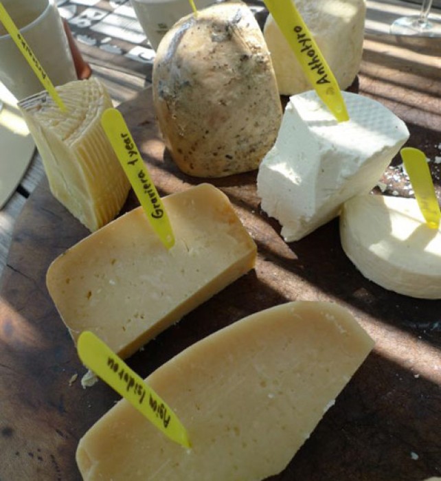 Cheeses from various islands