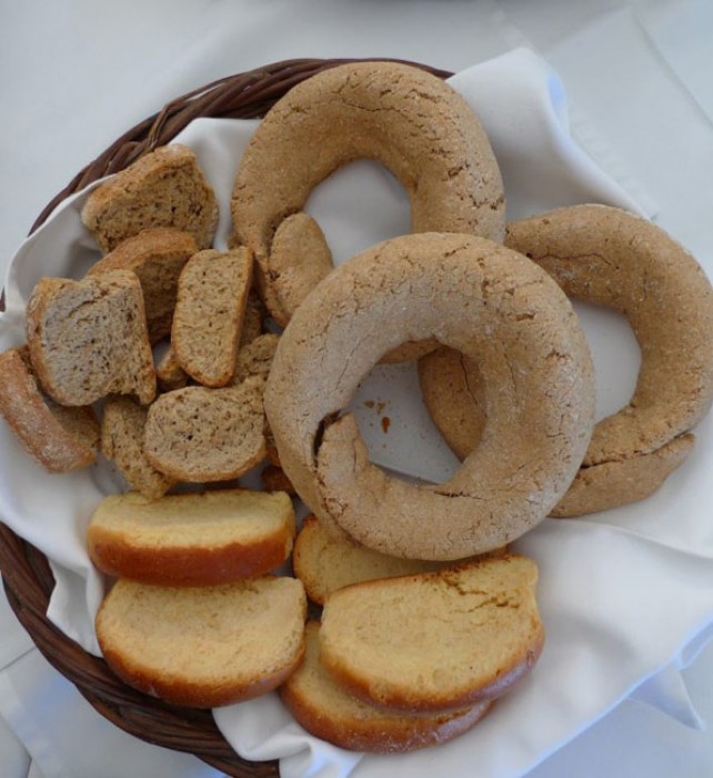 Hard barley rusks used to be an island staple.