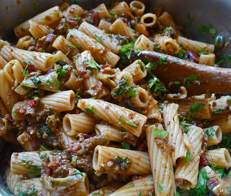 Pasta-Spicy-Meat-Sauce-Sw